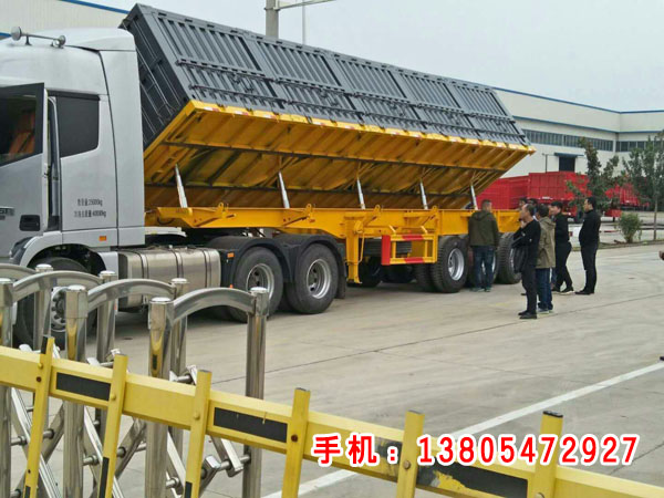 側翻自卸半掛車